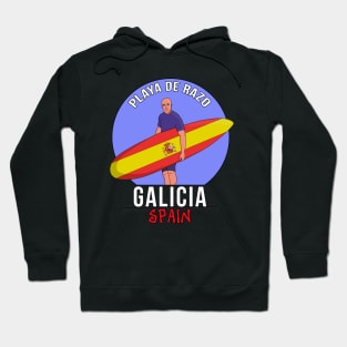 Razo Beach Galicia Spain Hoodie